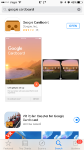 Google Cardboard App iOS