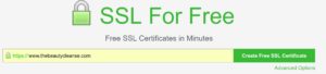 SSL for free - domain selection
